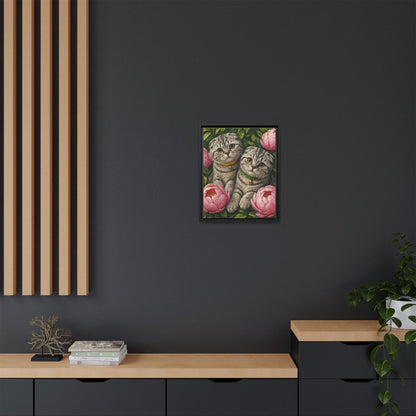 Framed Matte Canvas Print — Mona & Marge’s Secret Garden