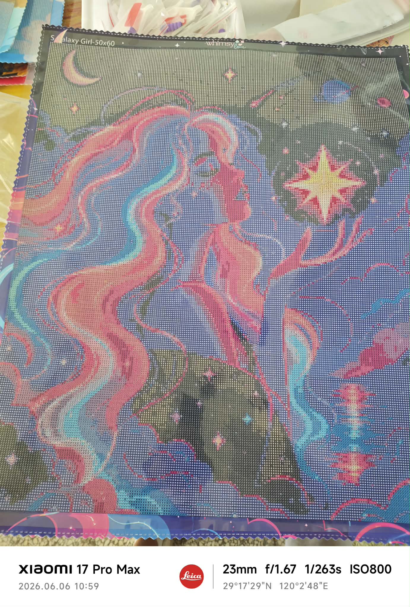 Galaxy Girl – Diamond Art Kit (50x60cm, Square Drill)