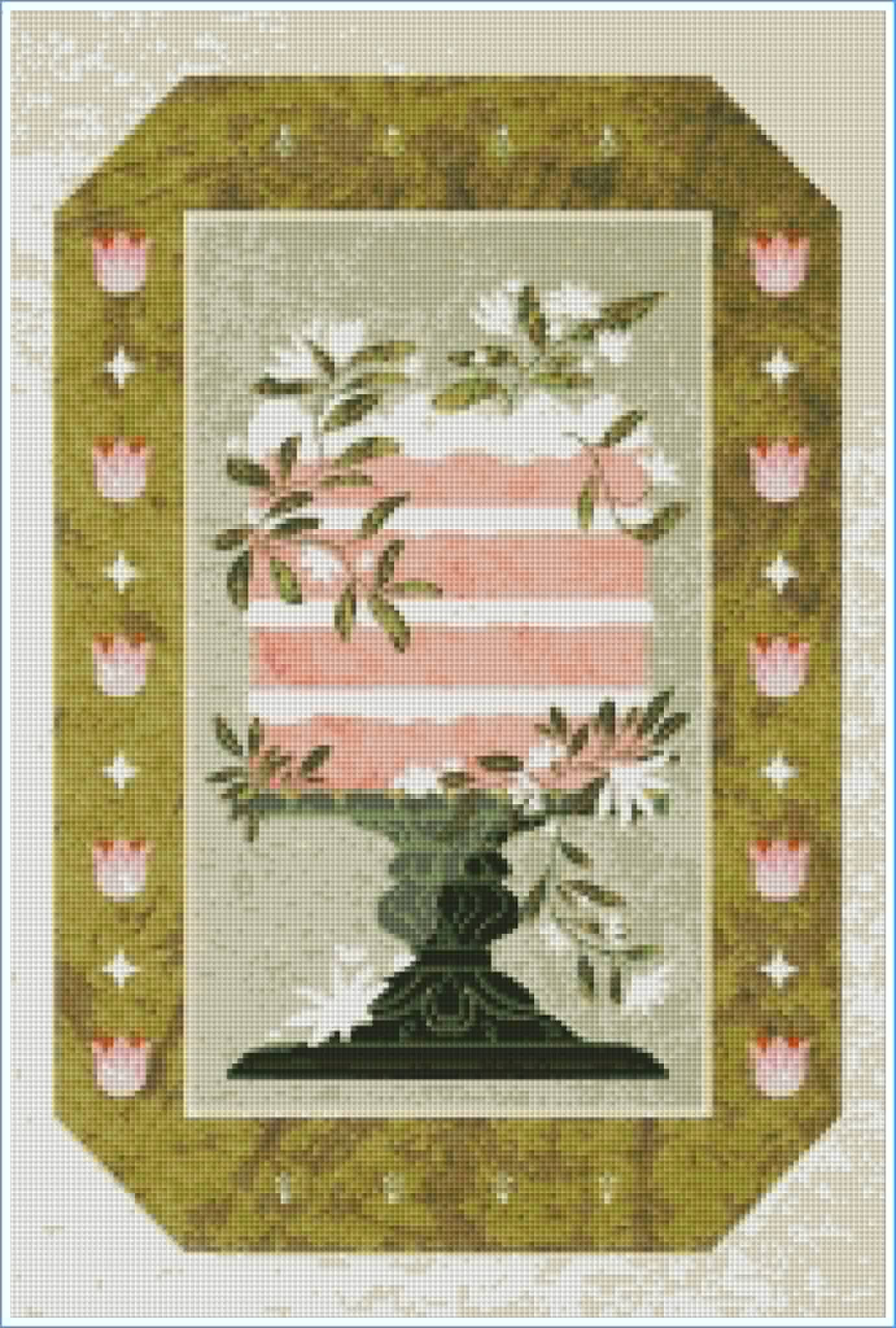 Cake & Flora by Amirah Sheikh- Diamond Art Kit (40x60cm, Square Drill)