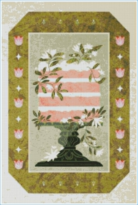 Cake & Flora by Amirah Sheikh- Diamond Art Kit (40x60cm, Square Drill)