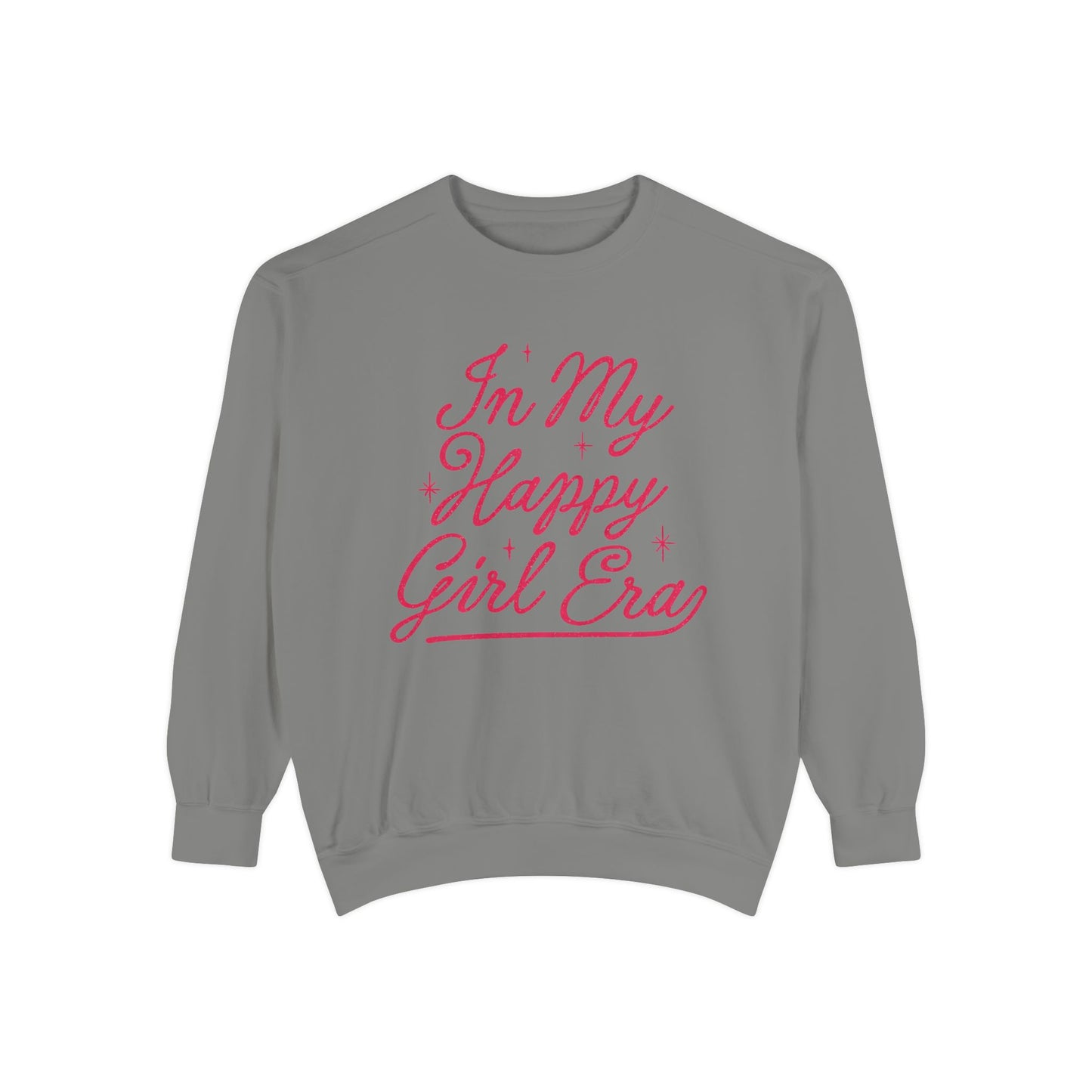 Happy Girl Era Sweatshirt — "In My Happy Girl Era" Cozy Crewneck