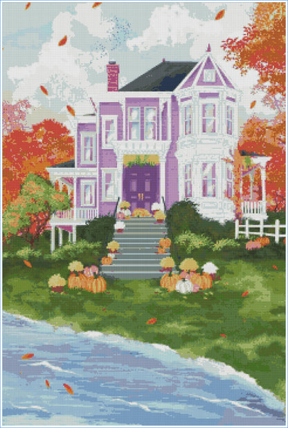 Amethyst Autumn by With Grace, Jo- Diamond Art Kit (60x90cm Square Drills)