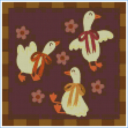 Autumn Geese by Meg Ryan Designs- Diamond Art Kit (30x30cm)