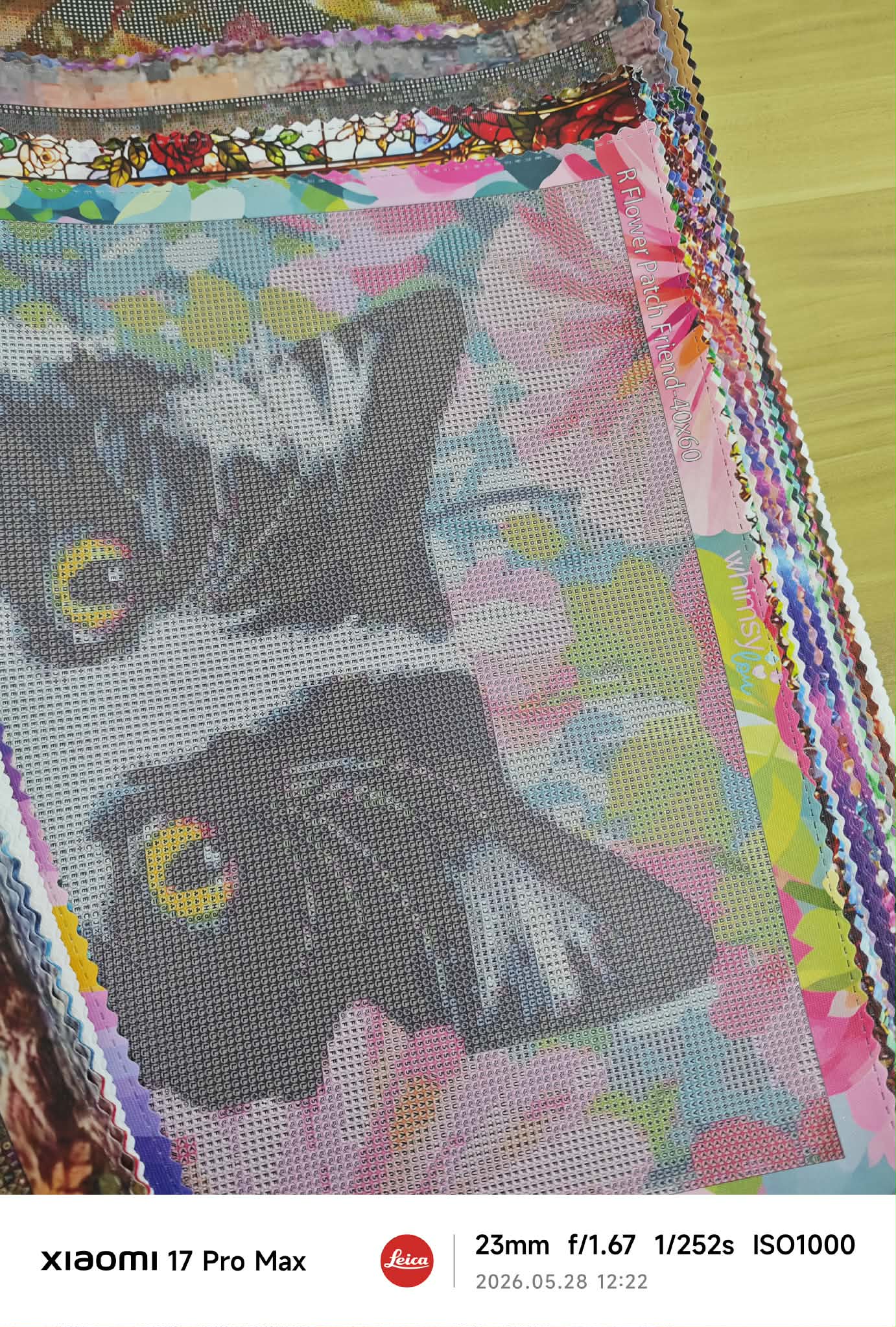 Flower Patch Friend- Diamond Art Kit (40x60cm, Round Drill)