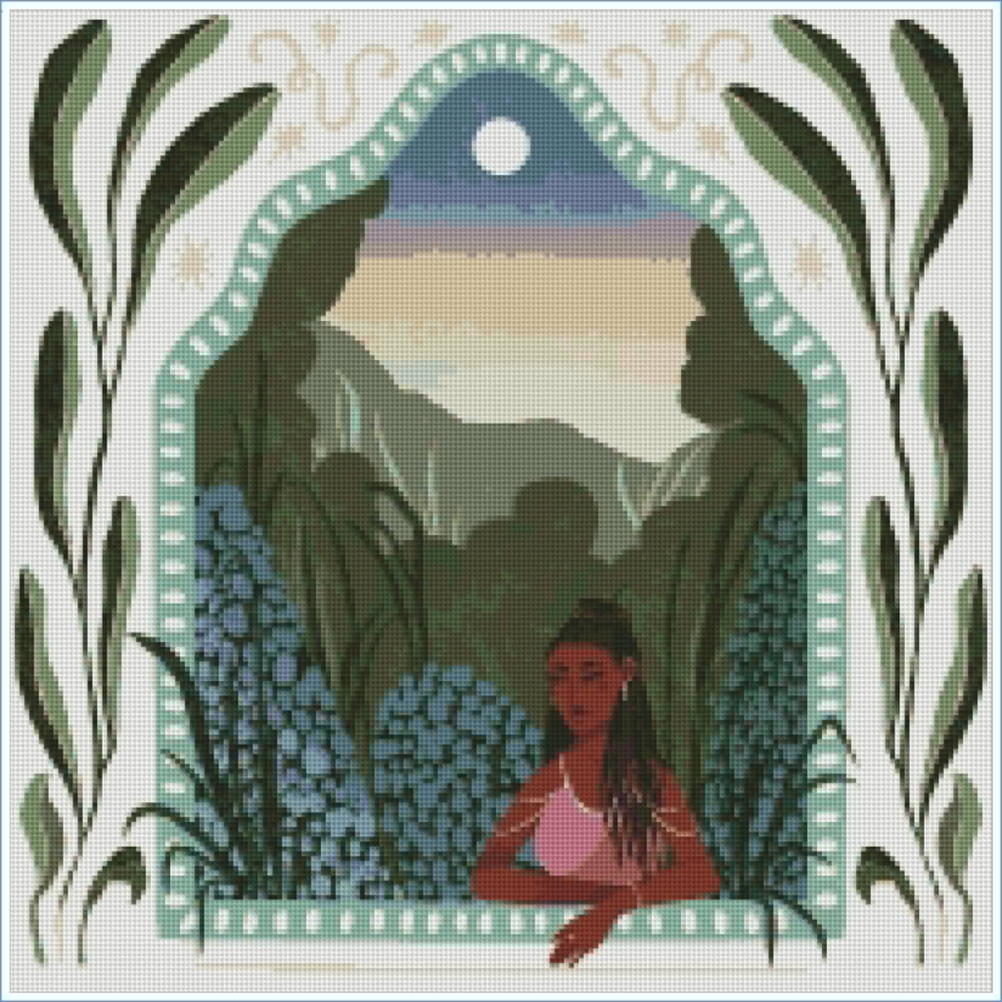 Bluebell Garden by Amirah Sheikh- Diamond Art Kit (50x50cm, Square Drill)