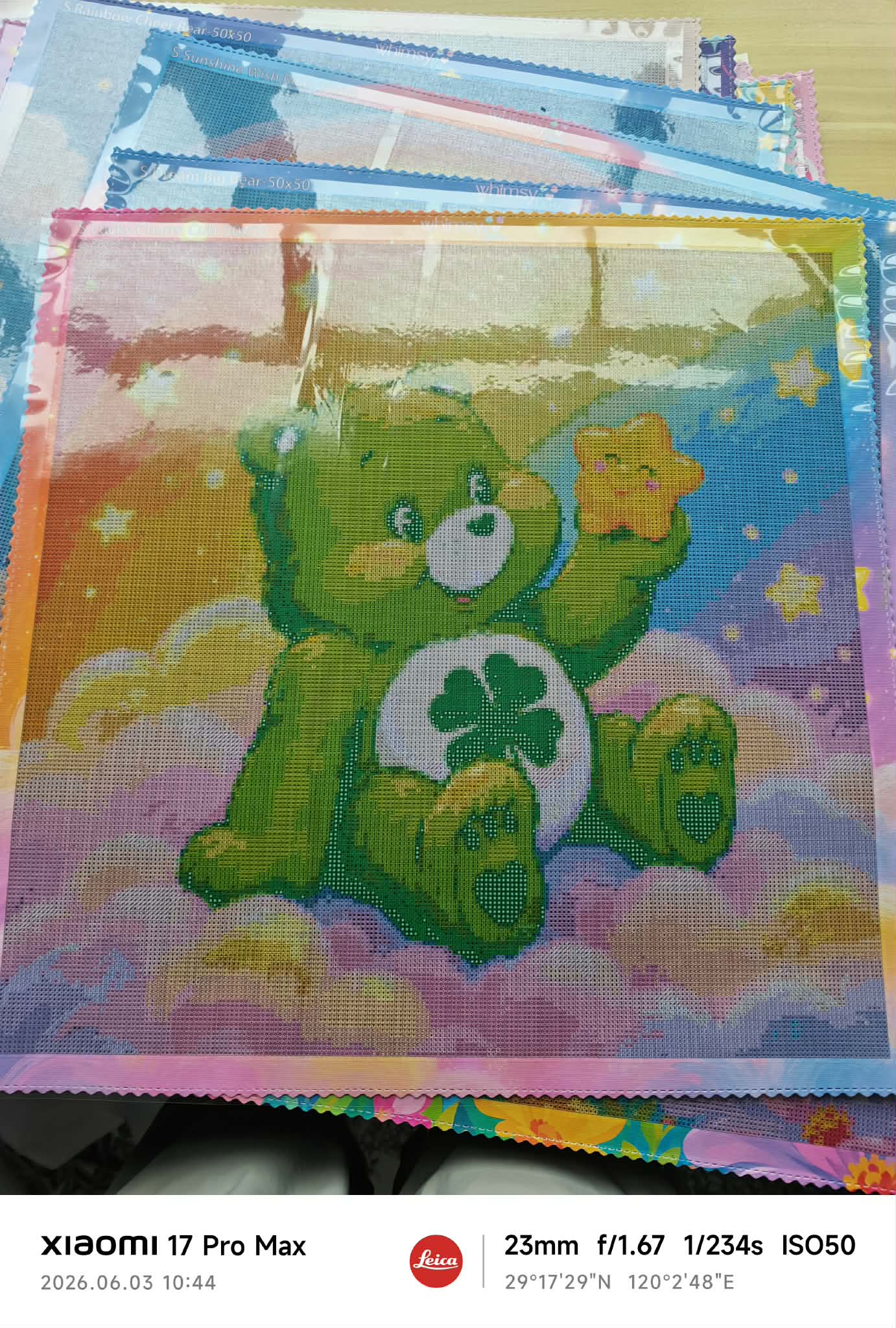 Lucky Charm Cub- Diamond Art Kit (50x50cm, Square Drill)