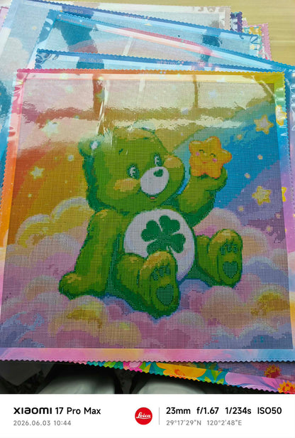 Lucky Charm Cub- Diamond Art Kit (50x50cm, Square Drill)