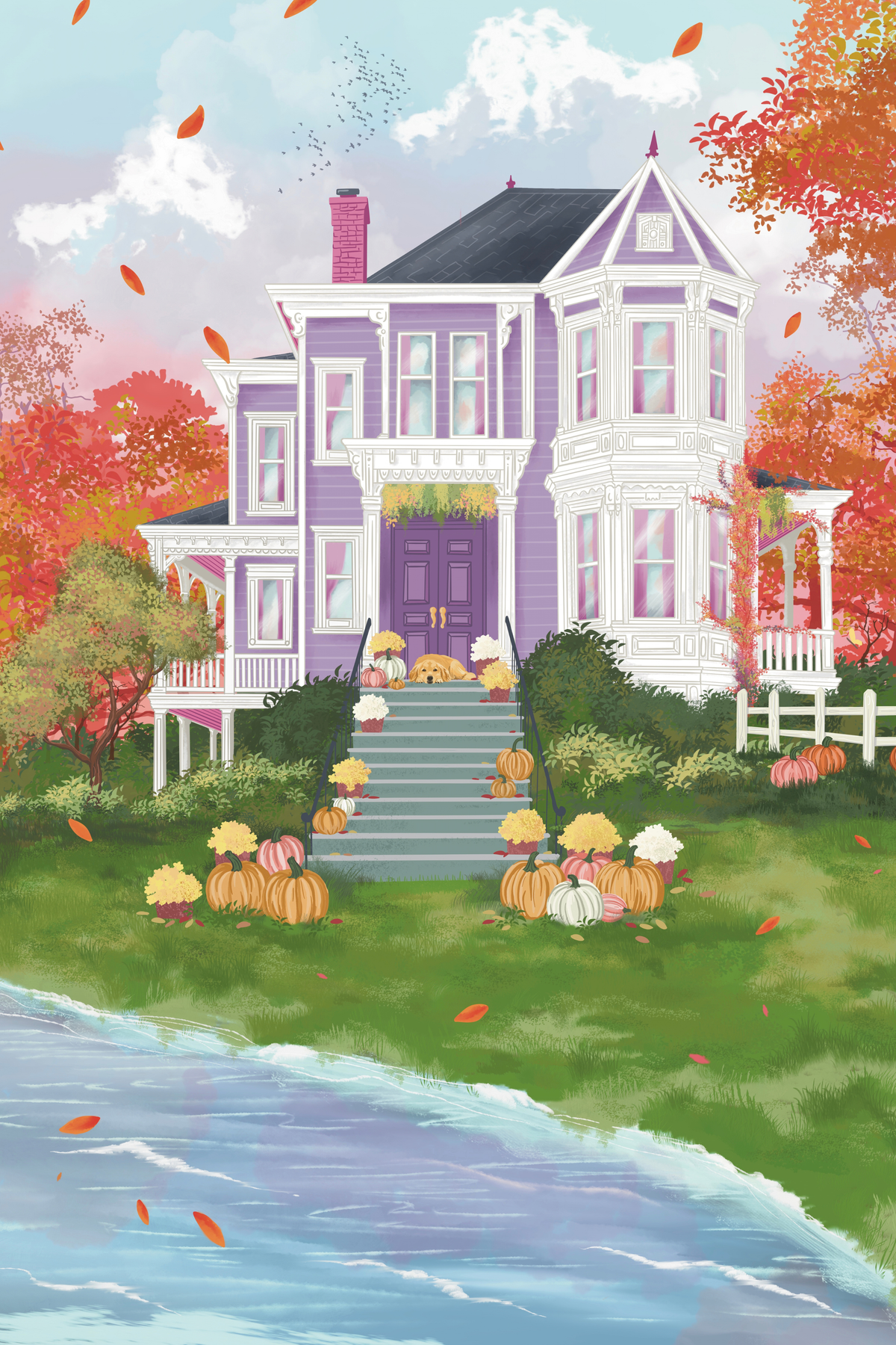 Amethyst Autumn by With Grace, Jo- Diamond Art Kit (60x90cm Square Drills)