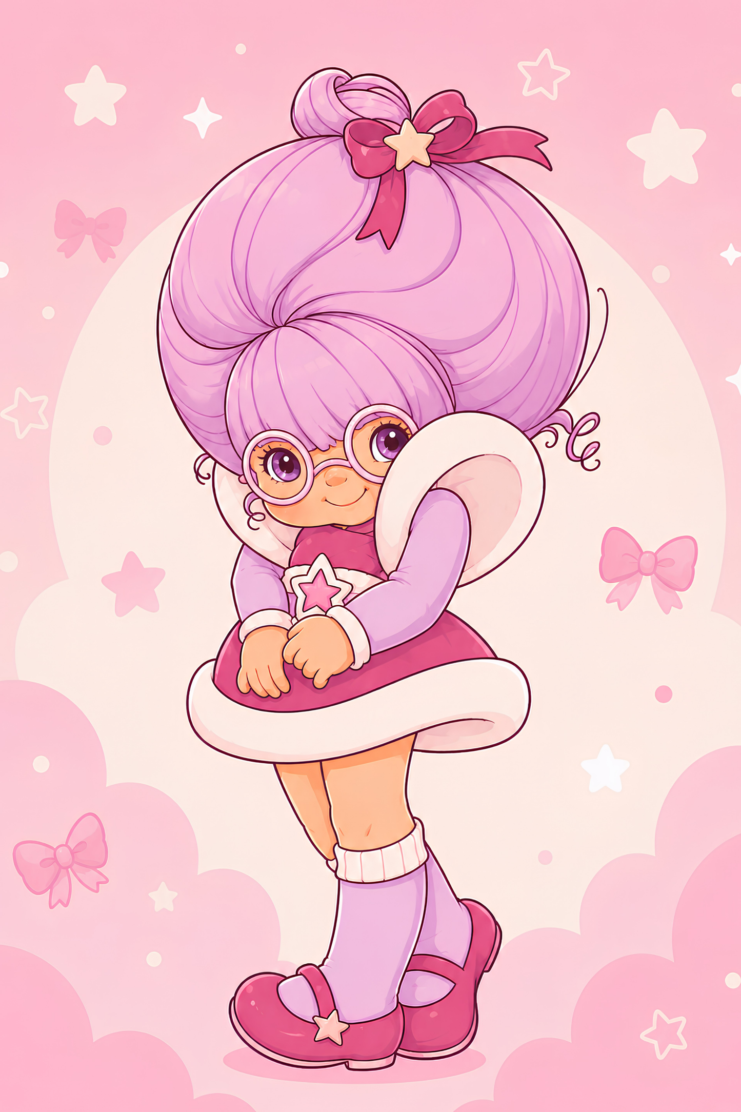 Bashful & Blushing- Diamond Art Kit (40x60cm, Square Drill)