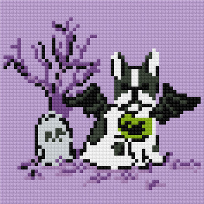 Halloween Pups by Kate Clay – little whimsies Mini Diamond Art Set