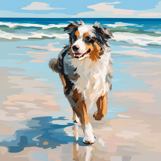 Bestie's Beach Day- Diamond Art Kit (50x50cm, Square Drill)