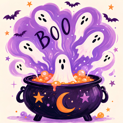Boo Brew- Diamond Art Kit (50x50cm, Square Drill)