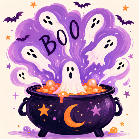 Boo Brew- Diamond Art Kit (50x50cm, Square Drill)