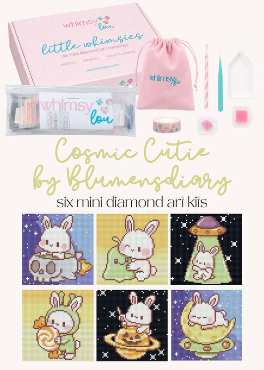 Cosmic Cutie by Blumensdiary – little whimsies Mini Diamond Art Set