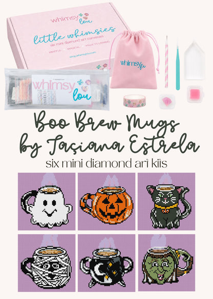 Boo Brew Mugs by Taçiana Estrella – little whimsies Mini Diamond Art Set