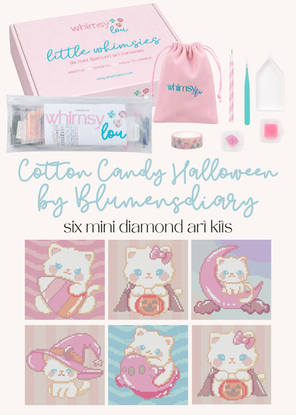 Cotton Candy Halloween by Blumensdiary – little whimsies Mini Diamond Art Set