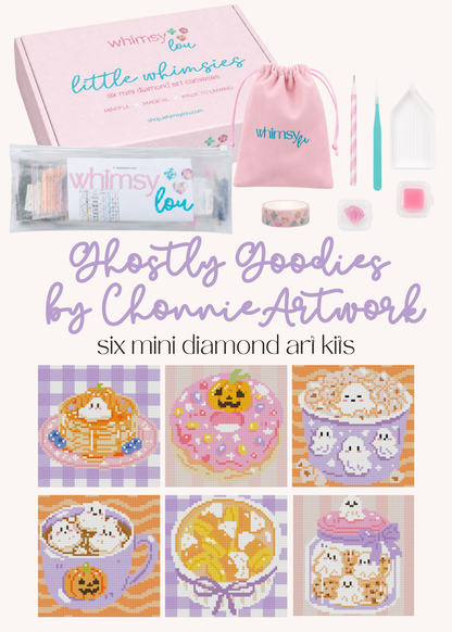 Ghostly Goodies by Chonnieartwork – little whimsies Mini Diamond Art Set