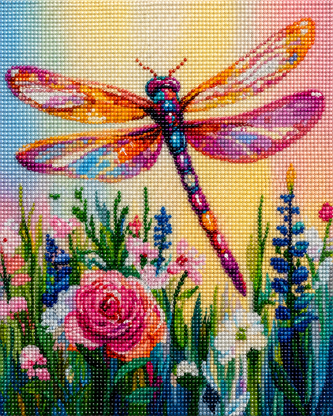 Whispering Wings- Diamond Art Kit (40x50cm, Round Drill)