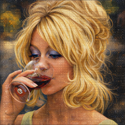 Goldie Girl – Diamond Art Kit (50x50cm, Square Drill)