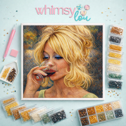 Goldie Girl – Diamond Art Kit (50x50cm, Square Drill)