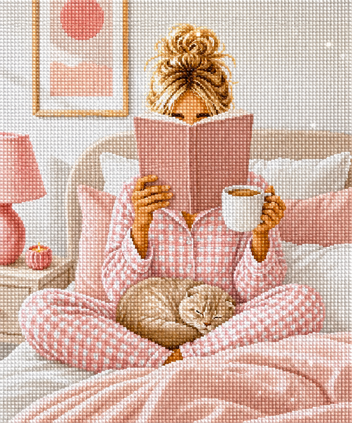 Slow Sunday Mornings – Diamond Art Kit (50x60cm, Square Drill)