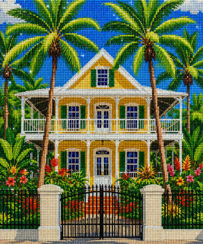 Hemingway House – Diamond Art Kit (50x60cm, Square Drill)