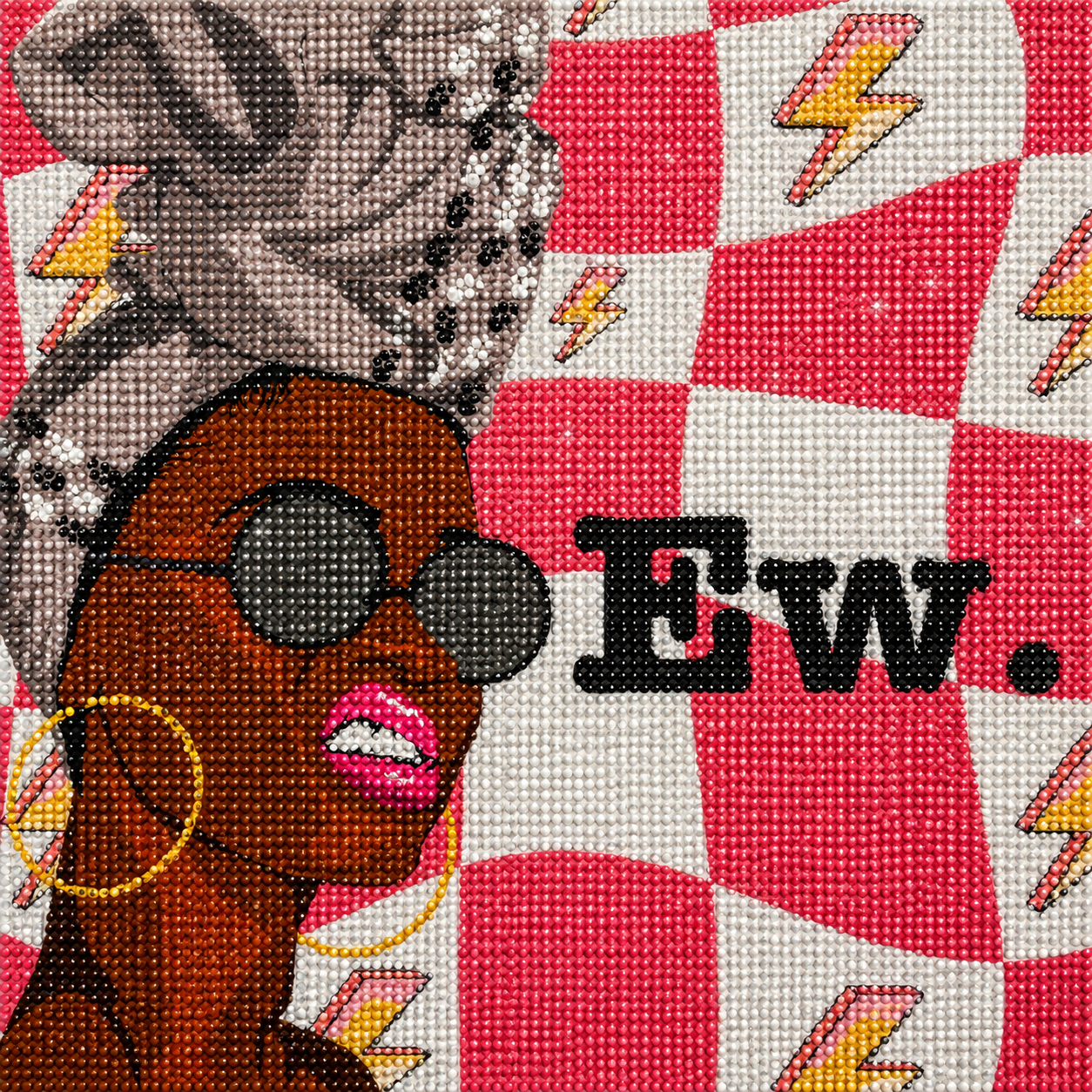 Ew! By Victorie Serena- Diamond Art Kit (40x40cm, Round Drill)