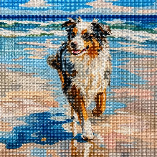 Bestie's Beach Day- Diamond Art Kit (50x50cm, Square Drill)