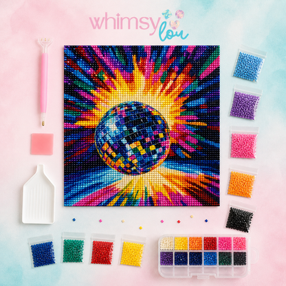 Radiant Reflections- Diamond Art Kit (50x50cm, 100% Crystal Square Drill)