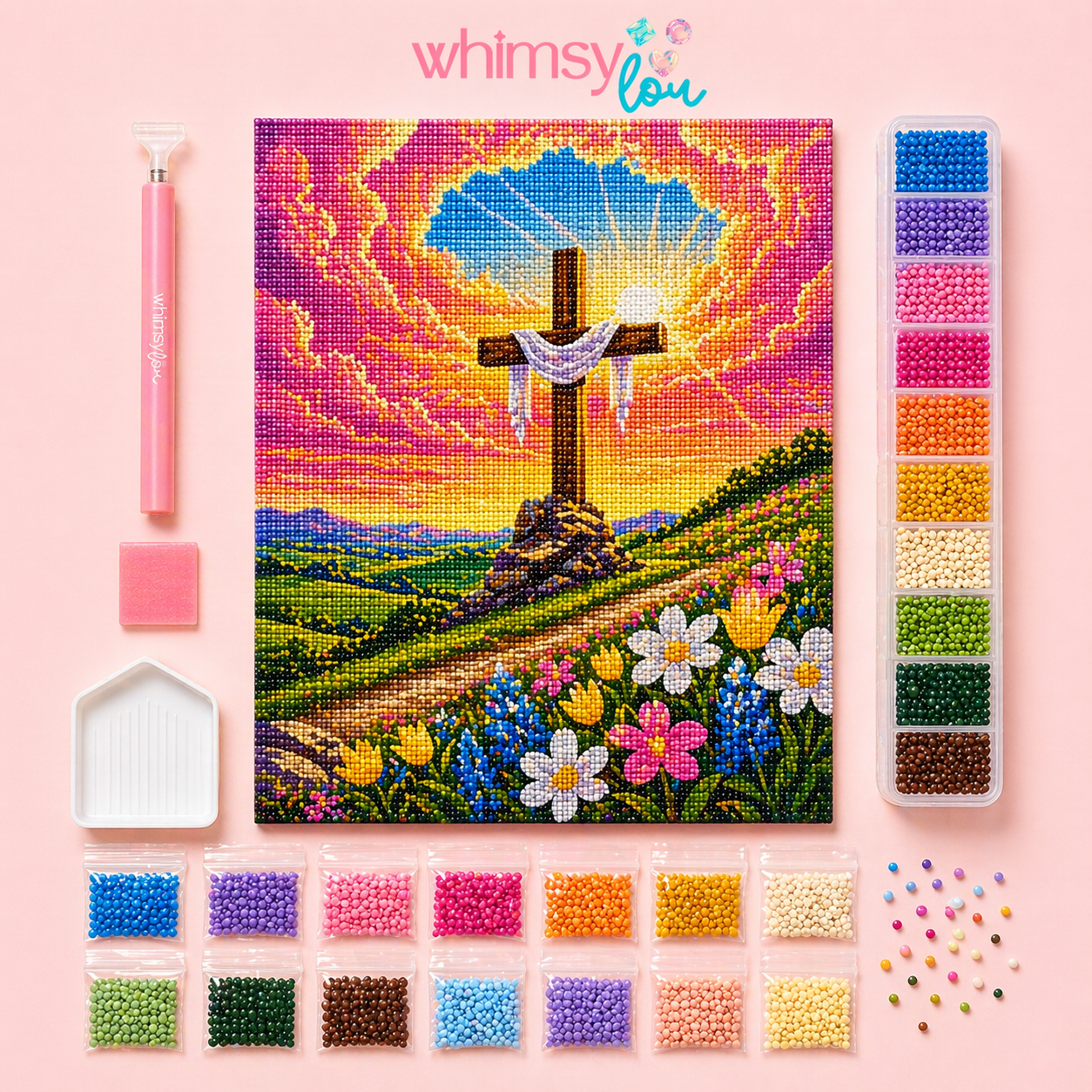 Where Heaven Meets Earth- Diamond Art Kit (40x50cm, Square Drill)