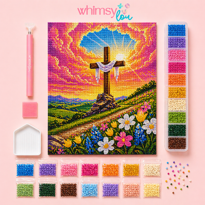 Where Heaven Meets Earth- Diamond Art Kit (40x50cm, Square Drill)