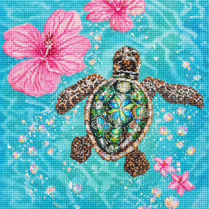 Turtle Island Drift- Diamond Art Kit (50x50cm, Square Drill)