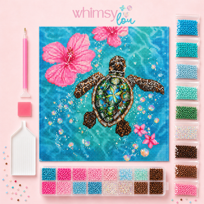 Turtle Island Drift- Diamond Art Kit (50x50cm, Square Drill)