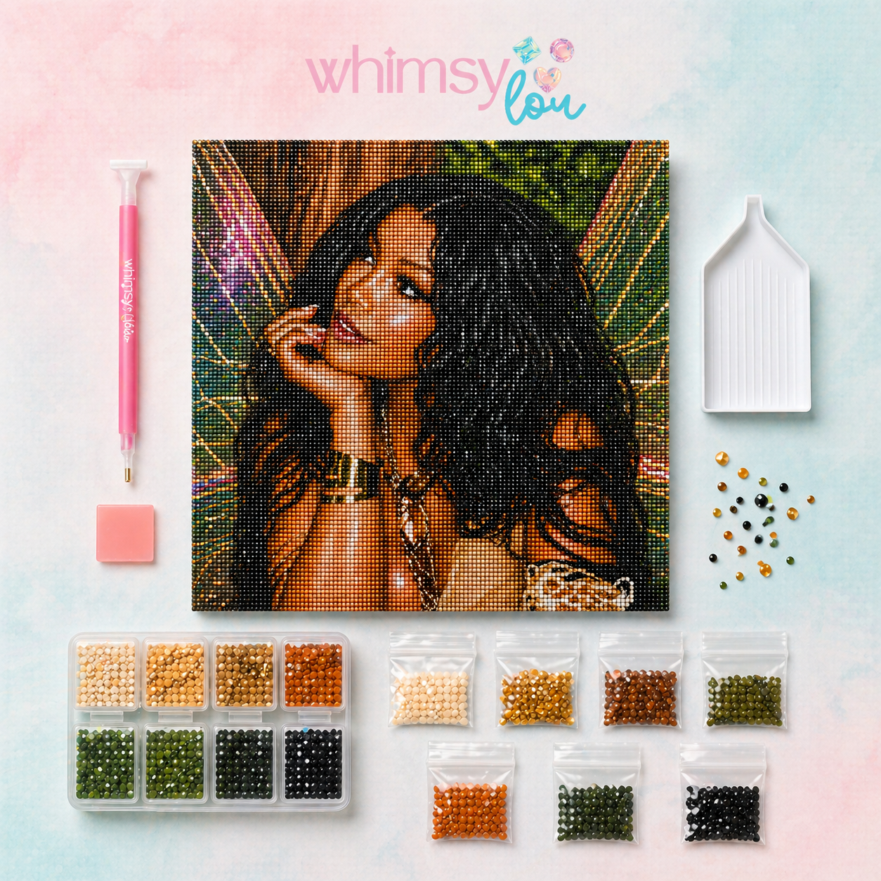 Earth Angel Energy- Diamond Art Kit (50x50cm, Square Drill)