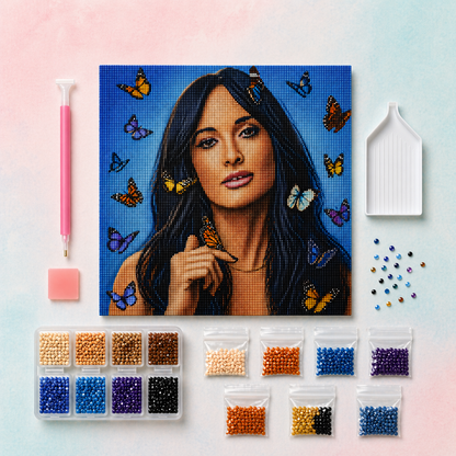 Golden Hour Muse- Diamond Art Kit (50x50cm, Square Drill)