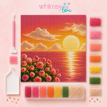 Heavenly Horizon- Diamond Art Kit (50x50cm, Round Drill)