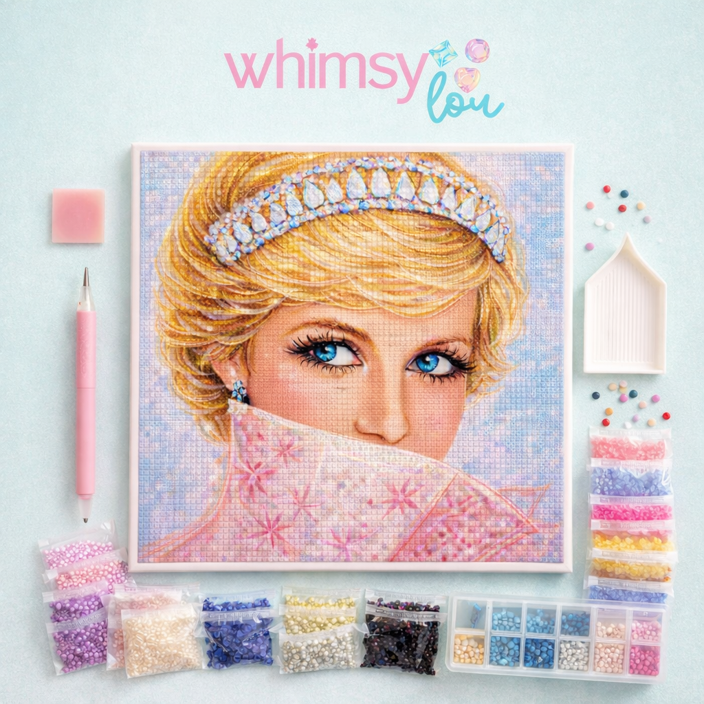 The People’s Princess - Diamond Art Kit (50x50cm, Square Drill)
