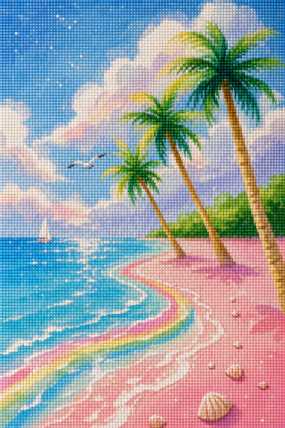 Rainbow Sands- Diamond Art Kit (40x60cm, 100% Whimsy Dust Square Drill)