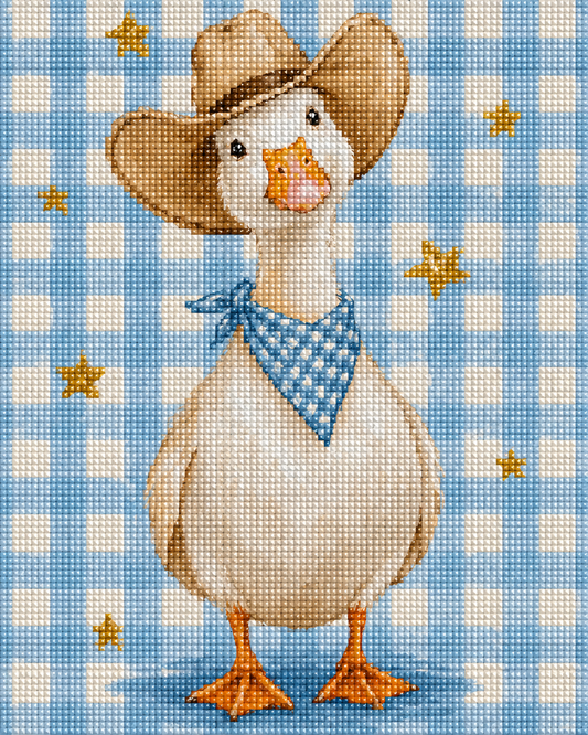 Country Duckling- Diamond Art Kit (40x50cm, Square Drill)