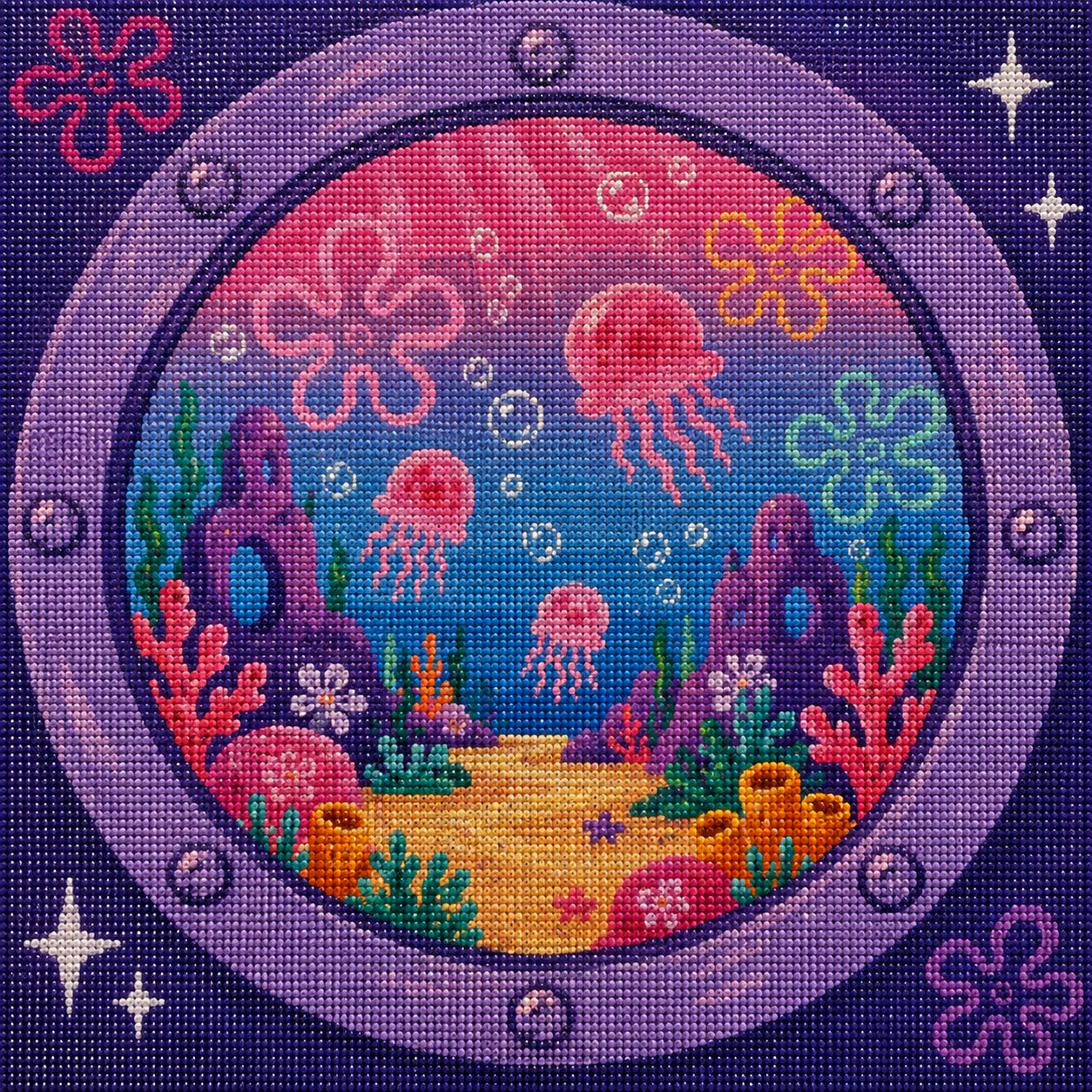 Bikini Bottom Daydream- Diamond Art Kit (50x50cm, Round Drill)