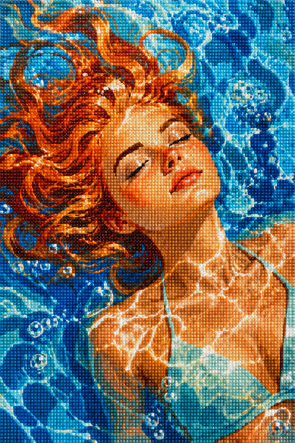 Golden Hour Float- Diamond Art Kit (40x60cm, Square Drill)