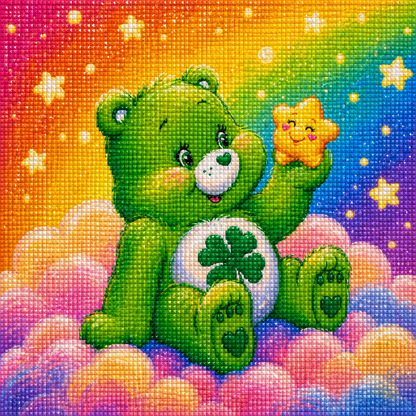 Lucky Charm Cub- Diamond Art Kit (50x50cm, Square Drill)