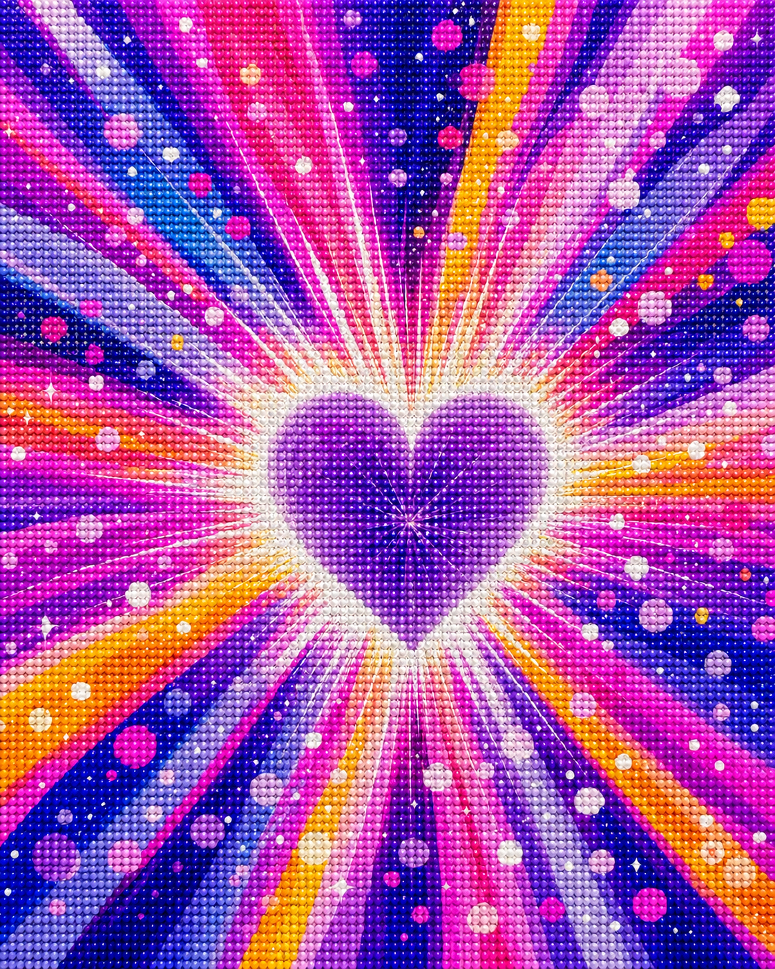 Electric Love - Diamond Art Kit (40x50cm, Round Drill)