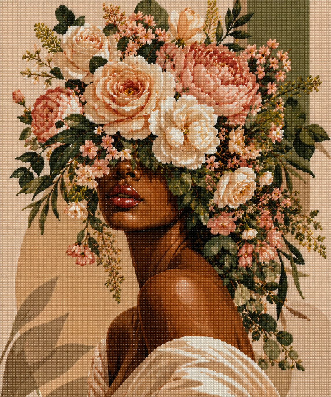 Garden Veil – Diamond Art Kit (50x60cm, Square Drill)