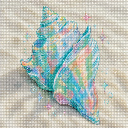 Opal Shore- Diamond Art Kit (40x40cm, 100% Whimsy Dust Square Drill)