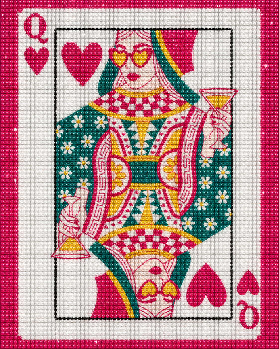 Queen of Sparkle- Diamond Art Kit (40x50cm, Round Drill)