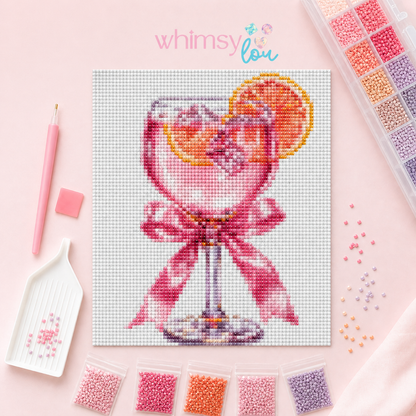 Whimsy Spritz- Diamond Art Kit (40x50cm, 100% Crystal Square Drill)