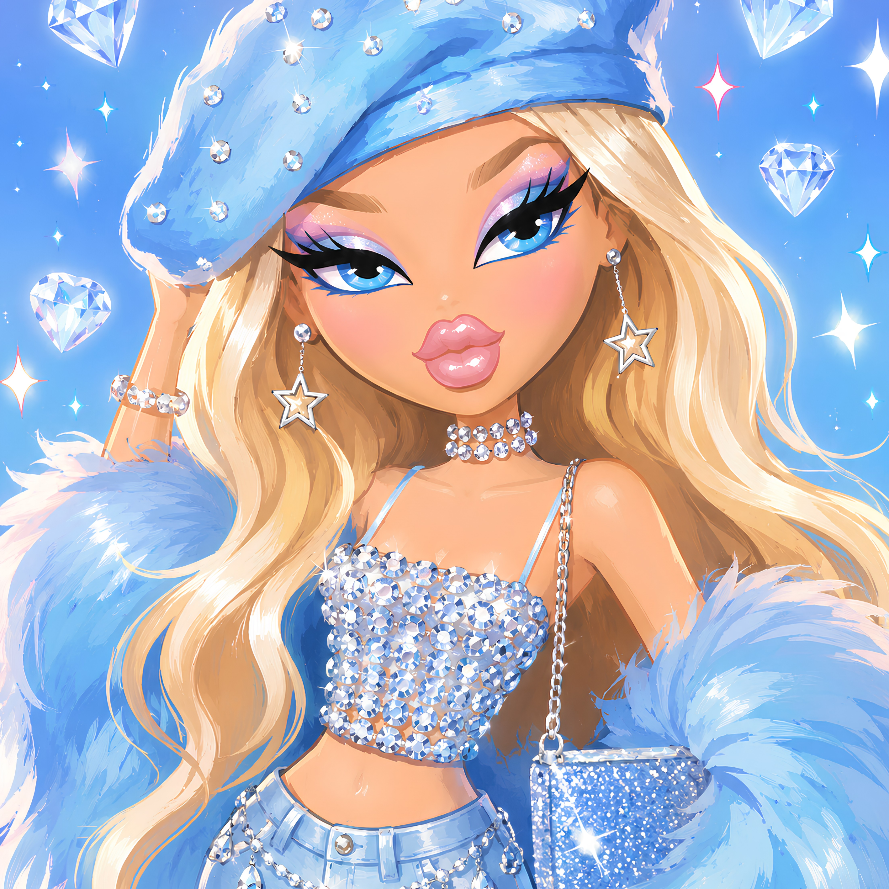 Cloud Nine Couture– Diamond Art Kit (50x60cm, Square Drill)