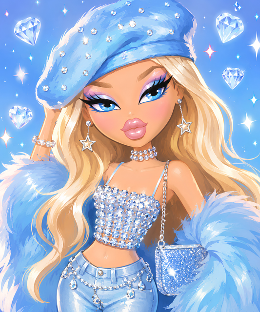 Cloud Nine Couture– Diamond Art Kit (50x60cm, Square Drill)