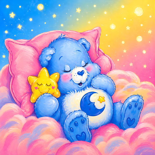 Cloud Nine Cuddles- Diamond Art Kit (50x50cm, Square Drill)